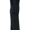 James Perse Standard  Dark Gray Maxi Dress Cowl Neck 3/4 Sleeves Supima Modal 2 Photo 2