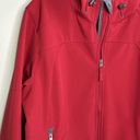 Free Country WOMENS SUPER SOFTSHELL JACKET RED Zipper Front XL Photo 1