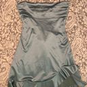 Lucy in the Sky Kailani Satin Pleated Ruffle Dress from Photo 0