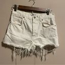 Reformation  Charlie High Rise Jean Short Vintage White Color- Size 26 Photo 1