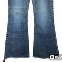 Vintage Blue  Asphalt bootcut/flare denim jeans with denim chunky belt detail Photo 2