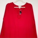 Torrid NWT  Festi Long Sleeve O-Ring Red Mini Bodycon Dress Photo 5