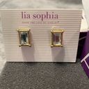 Lia Sophia Gold/Mirror Necklace & Matching Earrings NWT Photo 3