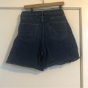 Lee Y2K  high waisted long mom or dad blue jean shorts stretch vintage jort women Photo 5