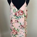 Renee C . Floral V Neck Slip Dress Size Medium Photo 0