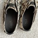 Coach Brown Beige Tan Sneakers Slip Ons Photo 5