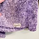 Royce  Women's Purple Faux Fur Collared Quarter Zip Pullover Jacket Medium NWT Photo 5