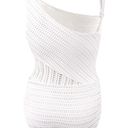 Coco reef Contours by  Suraya Solid Crochet White One Piece Swimsuit 10 / 34C NEW Photo 4