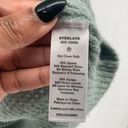 Everlane  Green Alpaca Waffle-Stitch Polo Pullover Sweater XS Photo 6