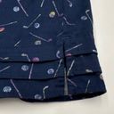 Lady Hagen  Skort Women's Medium Pockets Golf Club Printed Navy Photo 2