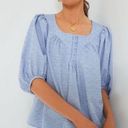 Tuckernuck  Pomander Place Chambray Inara Long Sleeve Blosue Size Small Photo 0