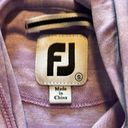 FootJoy Titleist small long sleeve gold shirt. Purple. EUC. Photo 3