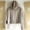 Gymshark  Pause Cropped Hoodie Ribbed Drawstring Adjustable Workout Gray XL Photo 1