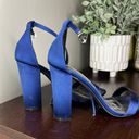 Lulus Blue Open Toed Heels Photo 0