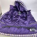 Burton  Snow Board Coat Size 3 Purple Check Dry Ride Hooded Ski Jacket Winter EUC Photo 10