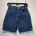 Cotton On Mid Rise Dark Wash Denim Jean Dad Shorts Womens Modest Size: 2 Photo 0