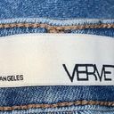 Vervet  Women’s Super High Rise Wide Leg Crop Jeans Size 31 with Seam Detail Photo 3