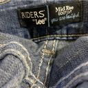 Riders By Lee  Women's Size 18 Mid Rise Bootcut Jeans Blue Dark Wash Denim Photo 3