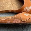 Patagonia  orange swell floral leather slides Photo 1