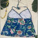 Ralph Lauren Swimsuit 2 Piece Set Tankini Top Halter Cob Size 10 Photo 3