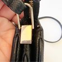 Kate Spade  NY Black Leather Crossbody Triple Compartment Bag Purse Photo 7