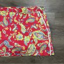 Polo  Golf Ralph Lauren Womens Paisley Golf Skort Pockets Size 12 Red Yellow Photo 1