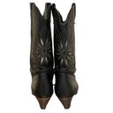 Dingo  Black Leather Starburst Western Cowboy Boots Size 6 Photo 3