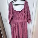 City Chic  GISELLE SQUARE NECK LACE DRESS WOMENS SZ 18 NEW Photo 7