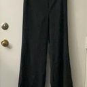 Larry Levine Black Pinstripe Pants Size 4 Photo 0