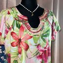 Caribbean Joe  Size XL Floral Top Photo 1