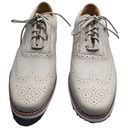 FootJoy  Women's Sport Retro Ivory Leather Wingtip Spikeless Golf Shoes 8.5 Photo 1