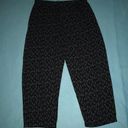 Vintage Blue 𝅺FOUNDED 1989 - black pull on with ditzy flower print pants size L Photo 1