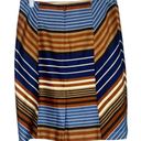 J. McLaughlin  Montecito Pencil Striped Slit Skirt Zip Clasp Close 4 Multi #2627 Photo 10