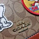 Coach  X Peanuts Dempsey Tote 22 In Signature Canvas With Patches CE851 Photo 2