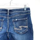 Silver Jeans Sam Dark Wash Distressed 6” Bermuda Denim Shorts Photo 6