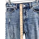 Pilcro  Jeans Womens 25 Blue Mom High Rise Distressed Denim Stretch Relaxed Photo 7