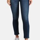 RE/DONE  COMFORT STRETCH HIGH RISE CROP JEAN IN MIDNIGHT BLUE Photo 0