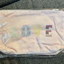 NWT Virginia Wolf Love Pouch 7”x11” Zipper Makeup Bag Toiletries Jewelry Carrier Pink Photo 1