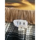 THML ‎ ANTHROPOLOGIE SIZE Small Plaid Top Boho Peasant Cottagecore Hippie Preppy Photo 2