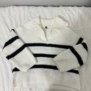 H&M Striped Quarter Zip Sweater Photo 0