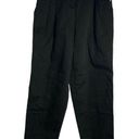 L.L.Bean Vintage  Pleated Front Pants 6P Black Pockets Button Zip Deadstock Photo 0