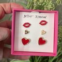 Betsey Johnson  VALENTINES SET OF 3 EARRINGS Photo 2