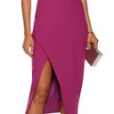 Cinq à Sept Cinq a Sept Yael Cut Outs Halter Midi Dress Orchid Pink Muted Mauve Long Slit 10 Photo 4