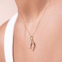 Tehrani Jewelry Horseshoe charm | 14k Solid Gold Pendant Photo 2