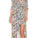 Knot Sisters  MORRISON KIMONO FLORAL BUTTON FROM HI LOW BOHO 3/4 SLEEVE DRESS XS Photo 3