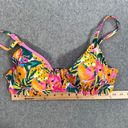 Anne cole  V Wire Bikini Top Sunshine Floral Women's Medium Pink Swim Photo 3