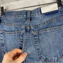 RE/DONE  Double Needle Crop Ankle Jeans Button Fly Retro Preppy Trucker Blue 25 Photo 7