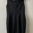 Sam Edelman  Mini Dress Women's Size 6 Black Off The Shoulder Lined Sleeveless Photo 4