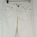 American Eagle  Size 00 Regular White Skinny Jeans Stretch Mom Jean Photo 2