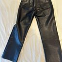 Aritzia Wilfred Faux Leather Black Pants Great Condition For A Night Out Photo 2